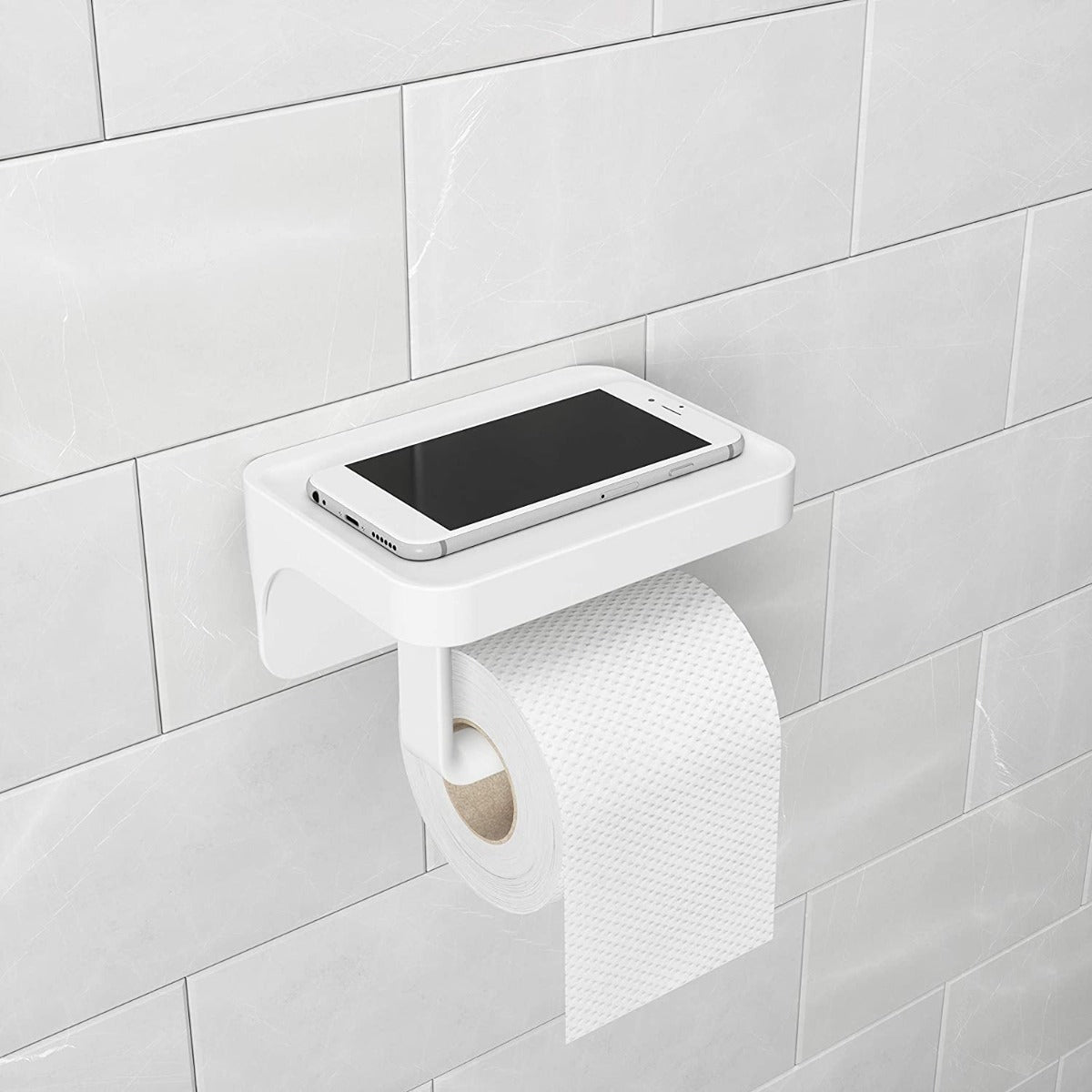 PORTA ROTOLO CARTA IGIENICA BIANCO FLEX SURE-LOCK