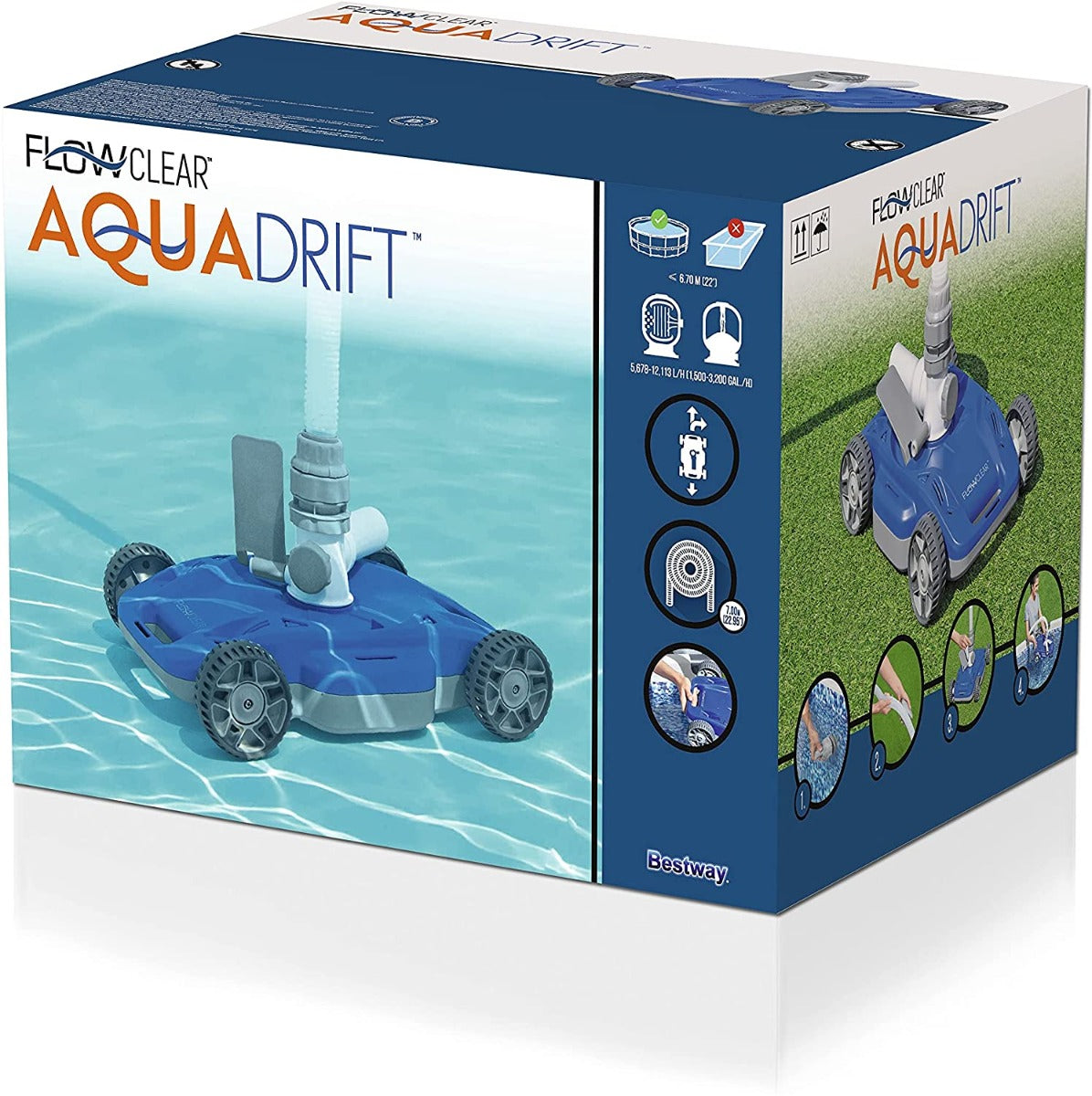 ROBOT PER PULIZIA PISCINA FLOWCLEAR AQUADRIFT