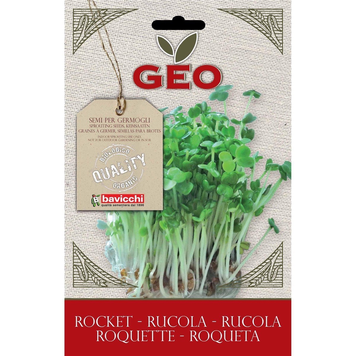 SEMI BIO DI RUCOLA PER GERMOGLI 30GR