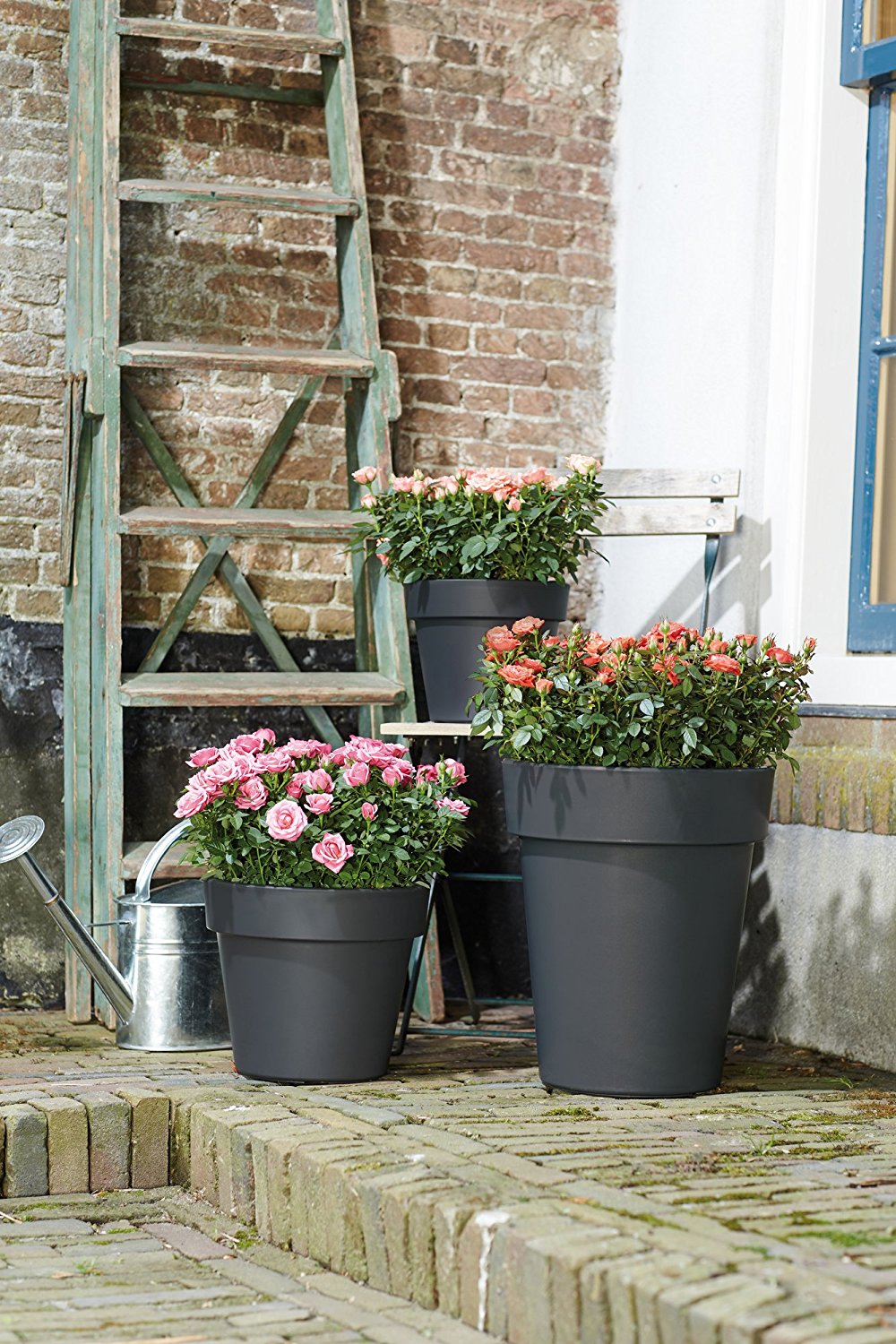VASO GREEN BASICS TOP PLANTER 40CM COLORE A SCELTA