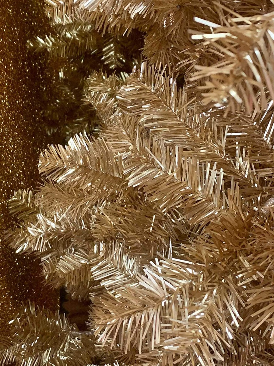 ALBERO DI NATALE DELWARE 210CM DORATO