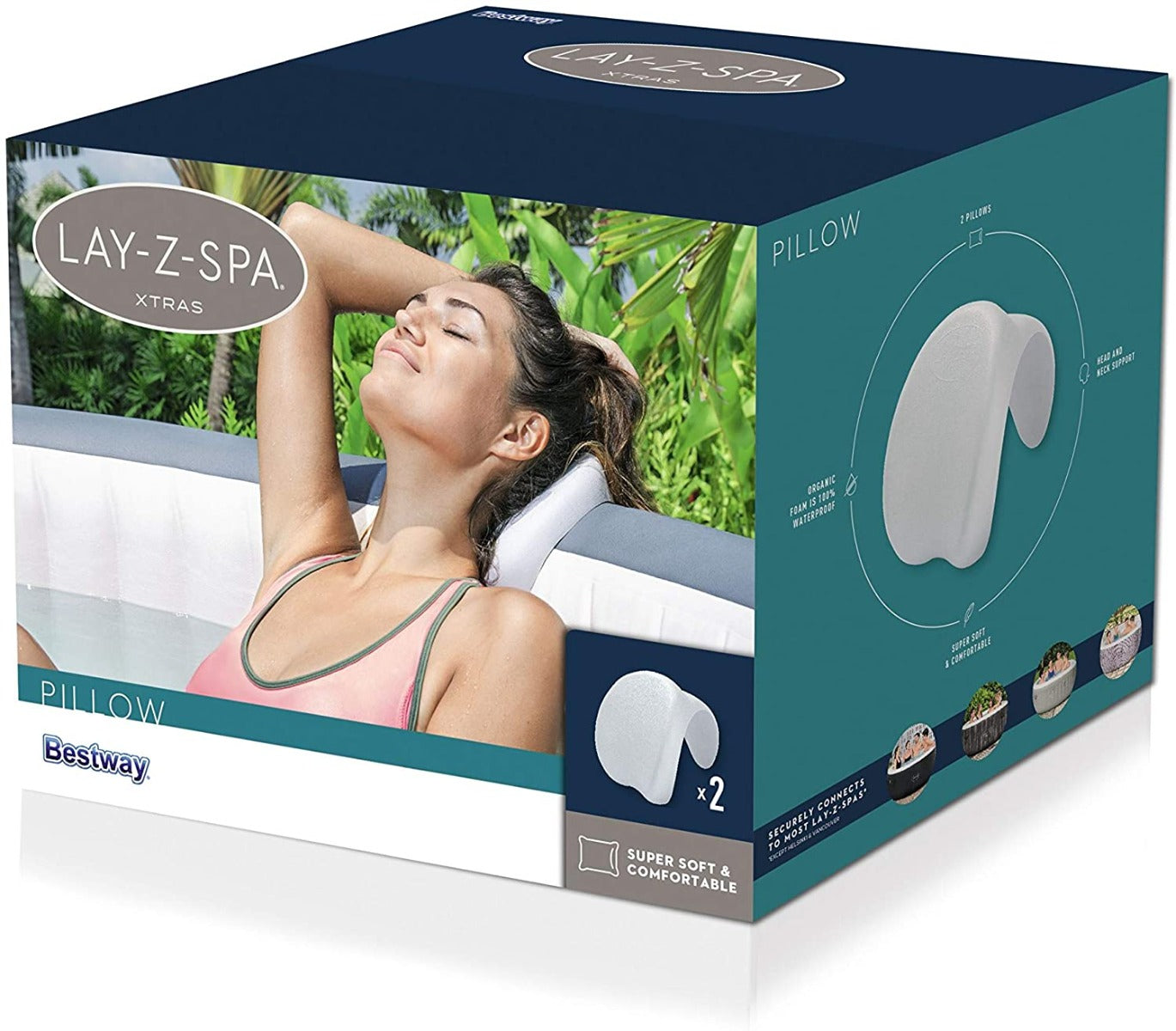 2 CUSCINI PER PISCINE SPA