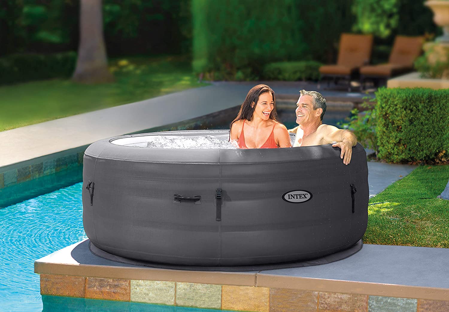 IDROMASSAGGIO INTEX SIMPLE SPA BUBBLE Ø196X66CM