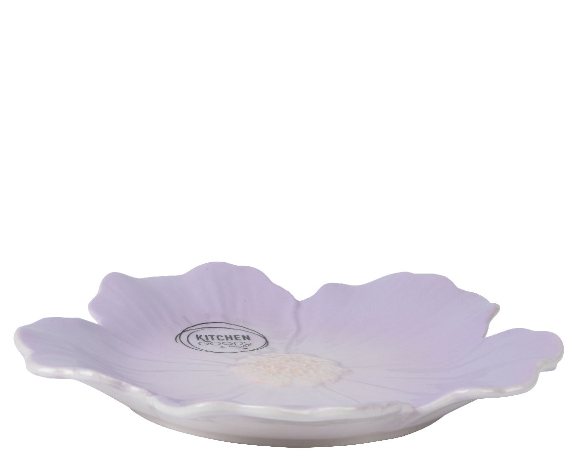 PIATTO A FIORE D20CM LILLA DOLOMITE