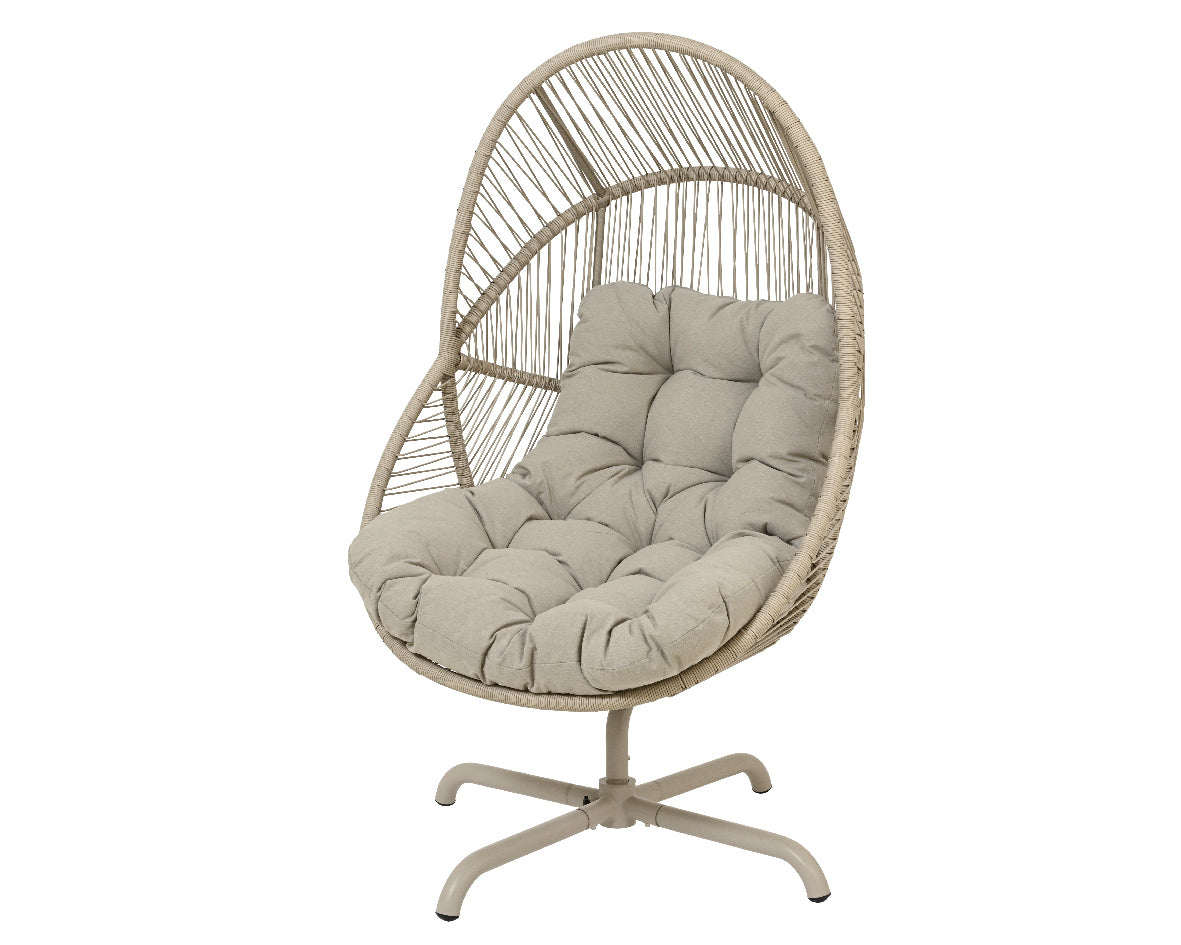 POLTRONA SOSPESA GIREVOLE HVAR H150 GRIGIA