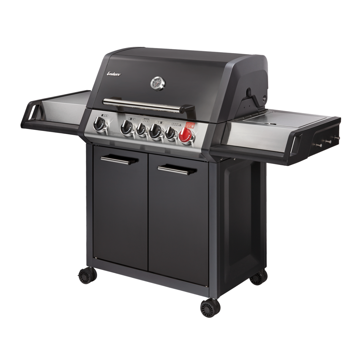 BARBECUE A GAS MONROE BLACK PRO 4 IK TURBO