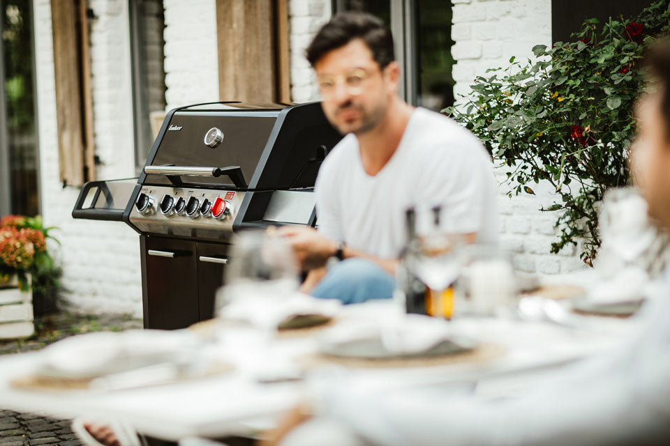 BARBECUE A GAS MONROE BLACK PRO 4 IK TURBO