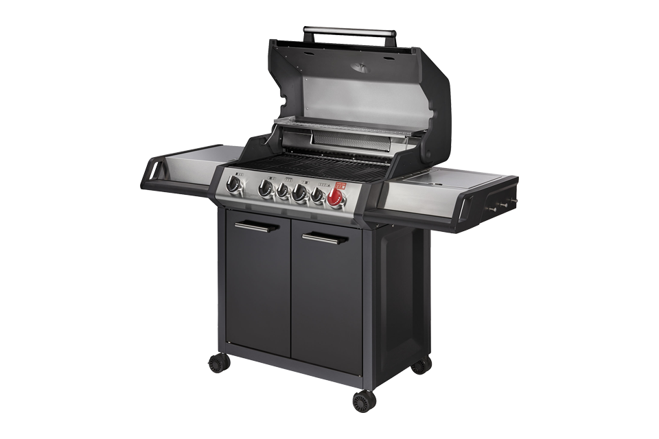BARBECUE A GAS MONROE BLACK PRO 4 IK TURBO