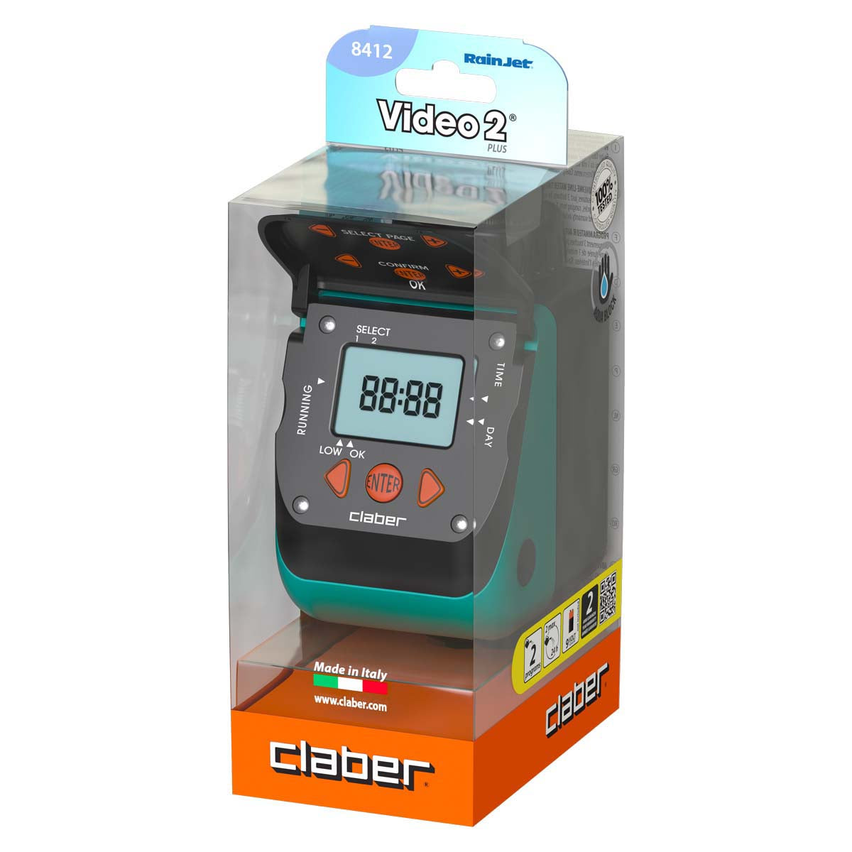 PROGRAMMATORE AQUAUNO VIDEO-2 PLUS 8412 CLABER