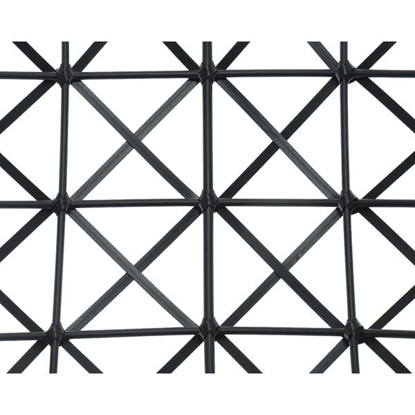 POLTRONA SOSPESA A UOVO MODELLO BOLOGNA 95X195CM NERA