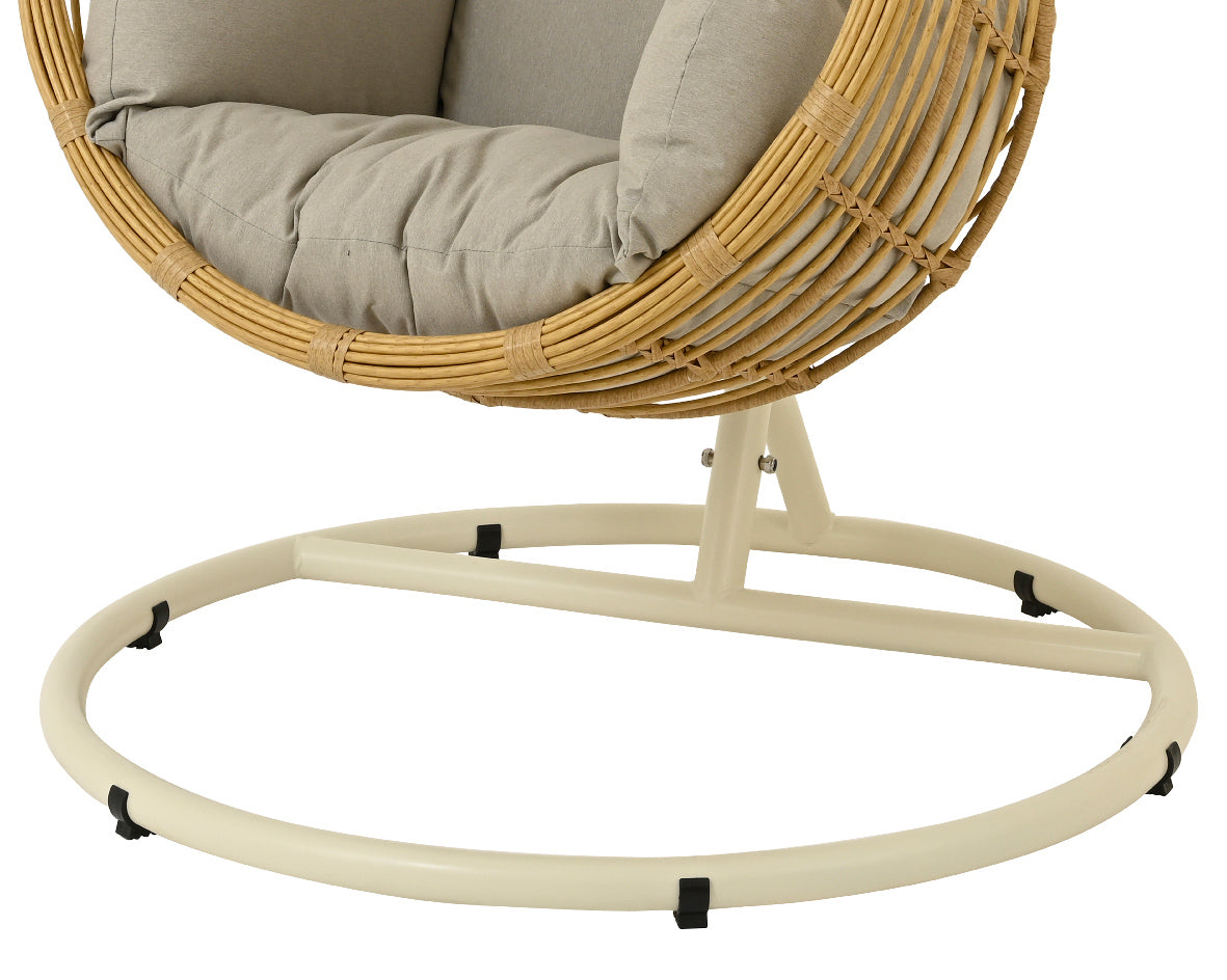 POLTRONA SOSPESA BOCA H196CM IN LEGNO