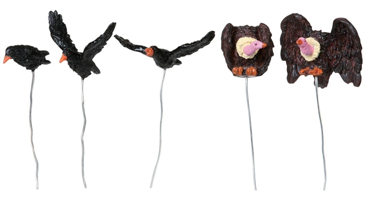 Assorted Birds, Set Of 5 - LEMAX COD. 84816