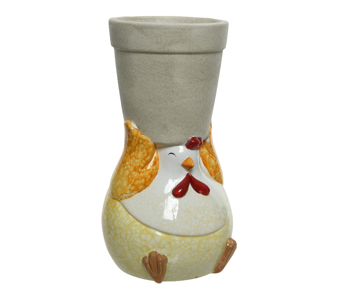 VASO GALLINA 10,5X11,5X19,5CM
