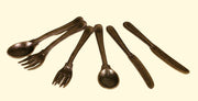 POSATE IN FERRO, LUNGHEZZA CM. 5 SET 6 PZ PER PRESEPE