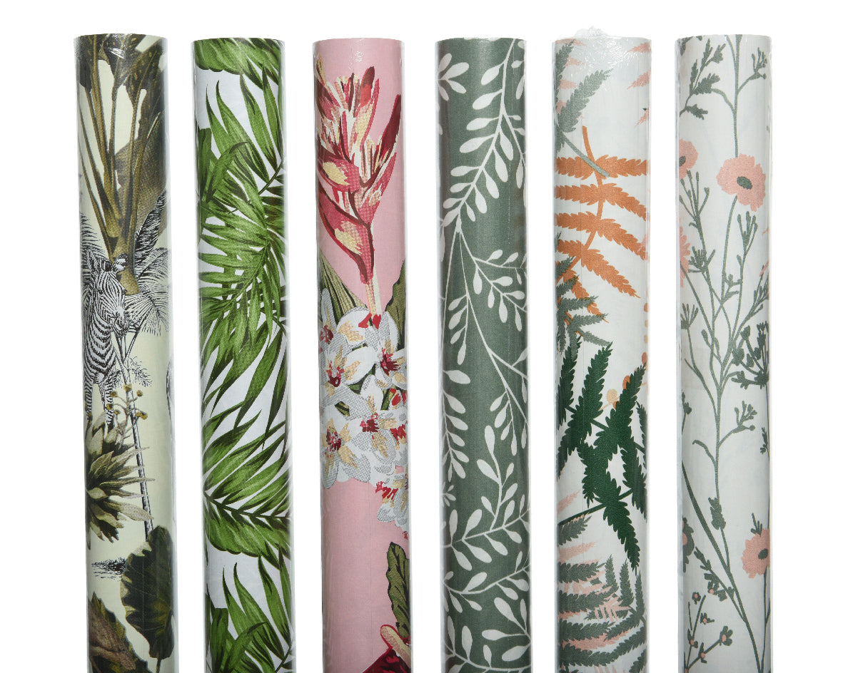 ROTOLO 1PZ CARTA REGALO 200X70CM TROPICAL ASSORTITO