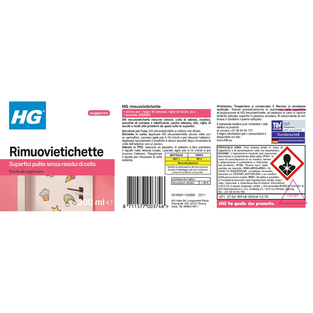 HG Etikettenentferner 300 ml