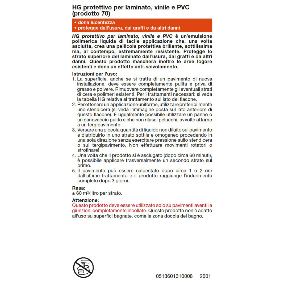 Film de polissage protecteur HG pour stratifié 1 L