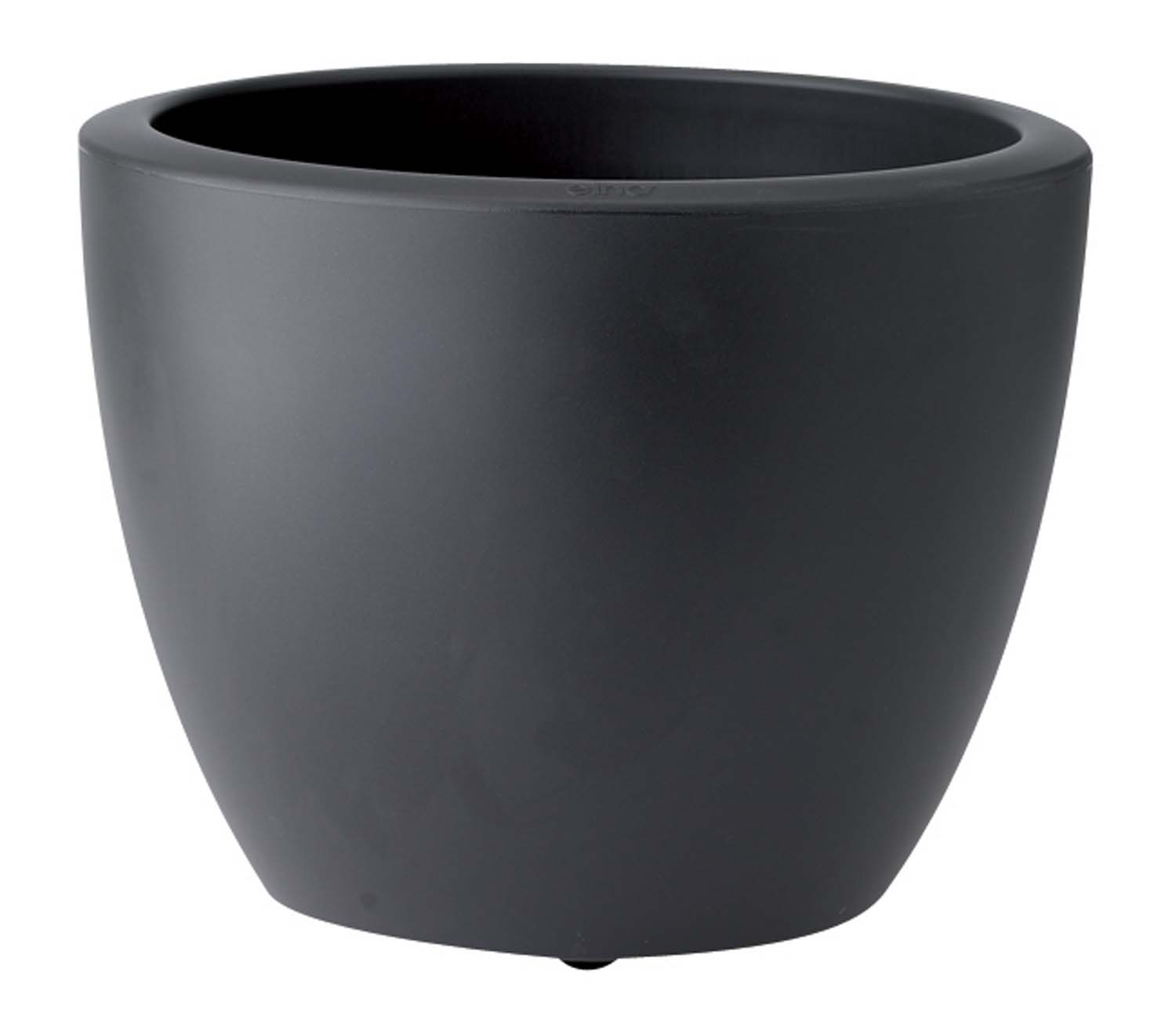 Vase rond souple et pur de 30 cm, couleur au choix