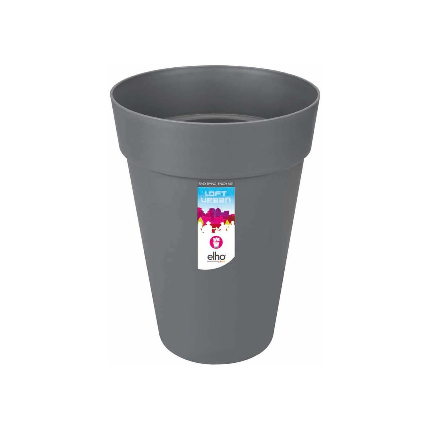 VASO LOFT URBAN ROUND HIGH 28CM COLORE A SCELTA
