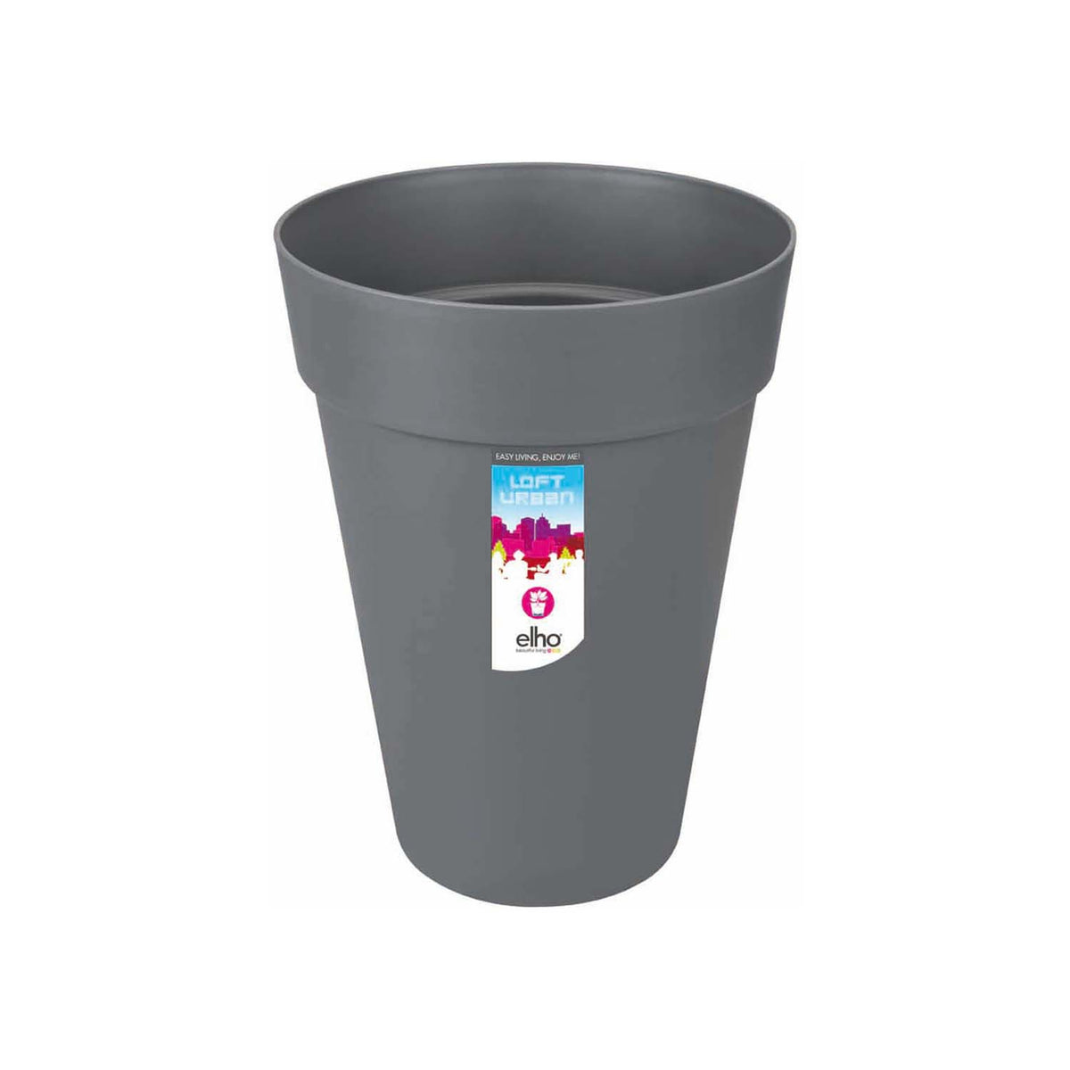 VASE HAUT ROND LOFT URBAN 42CM COULEUR AU CHOIX