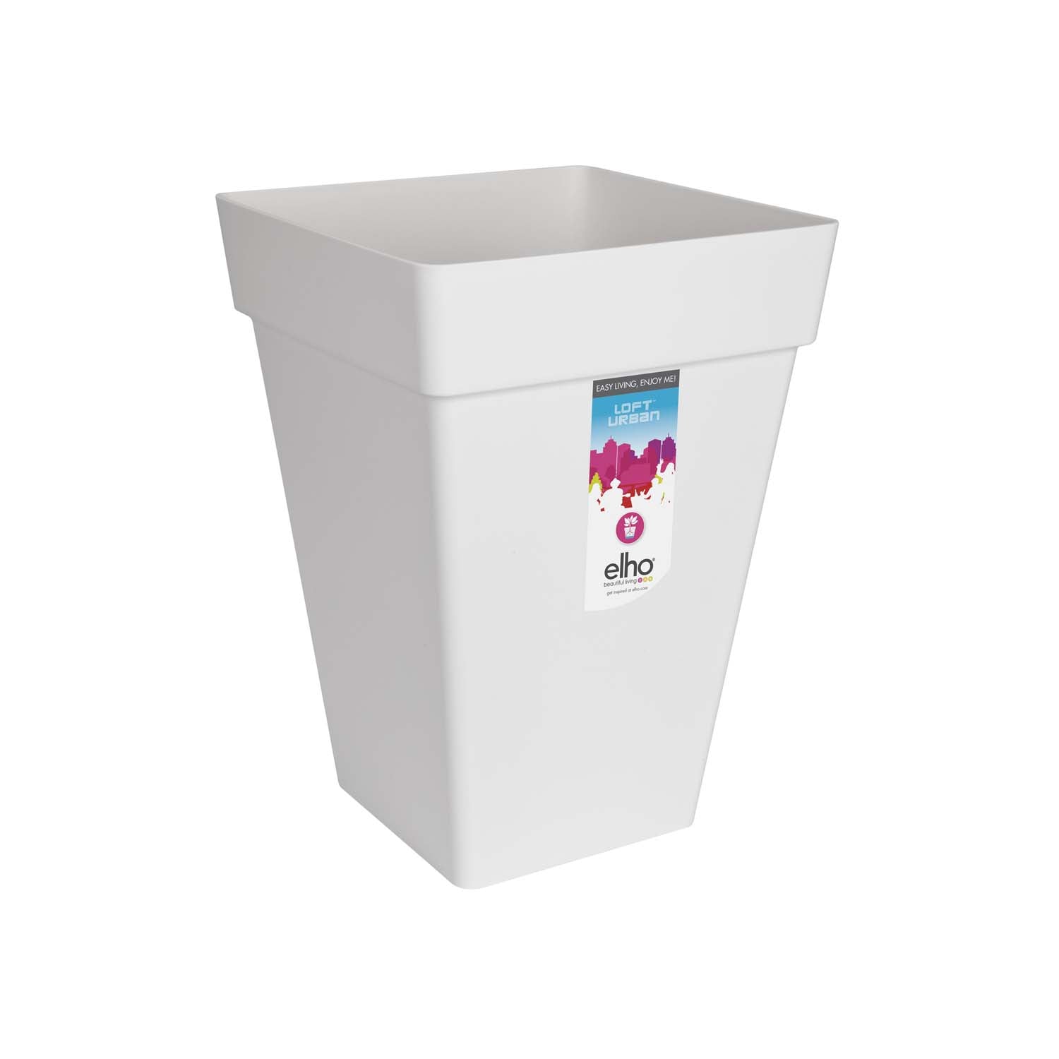 VASO LOFT URBAN SQUARE HIGH 37CM COLORE A SCELTA