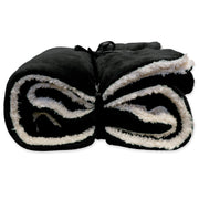 COPERTA PLAID LARS 150X200CM NERO