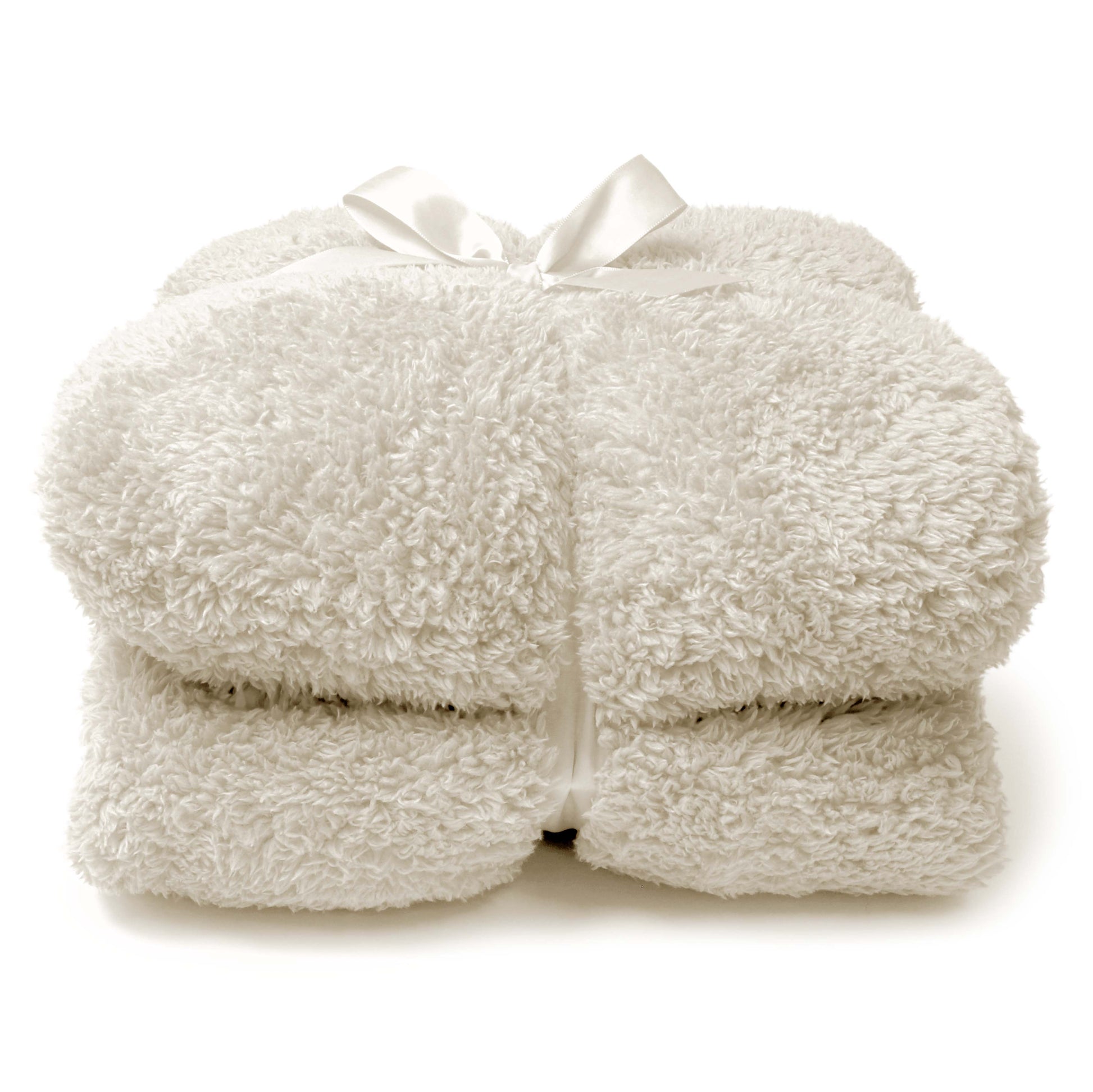 COPERTA PLAID TEDDY 150X200CM BIANCA