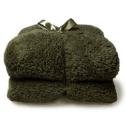 COPERTA PLAID TEDDY 150X200CM VERDE INVERNO