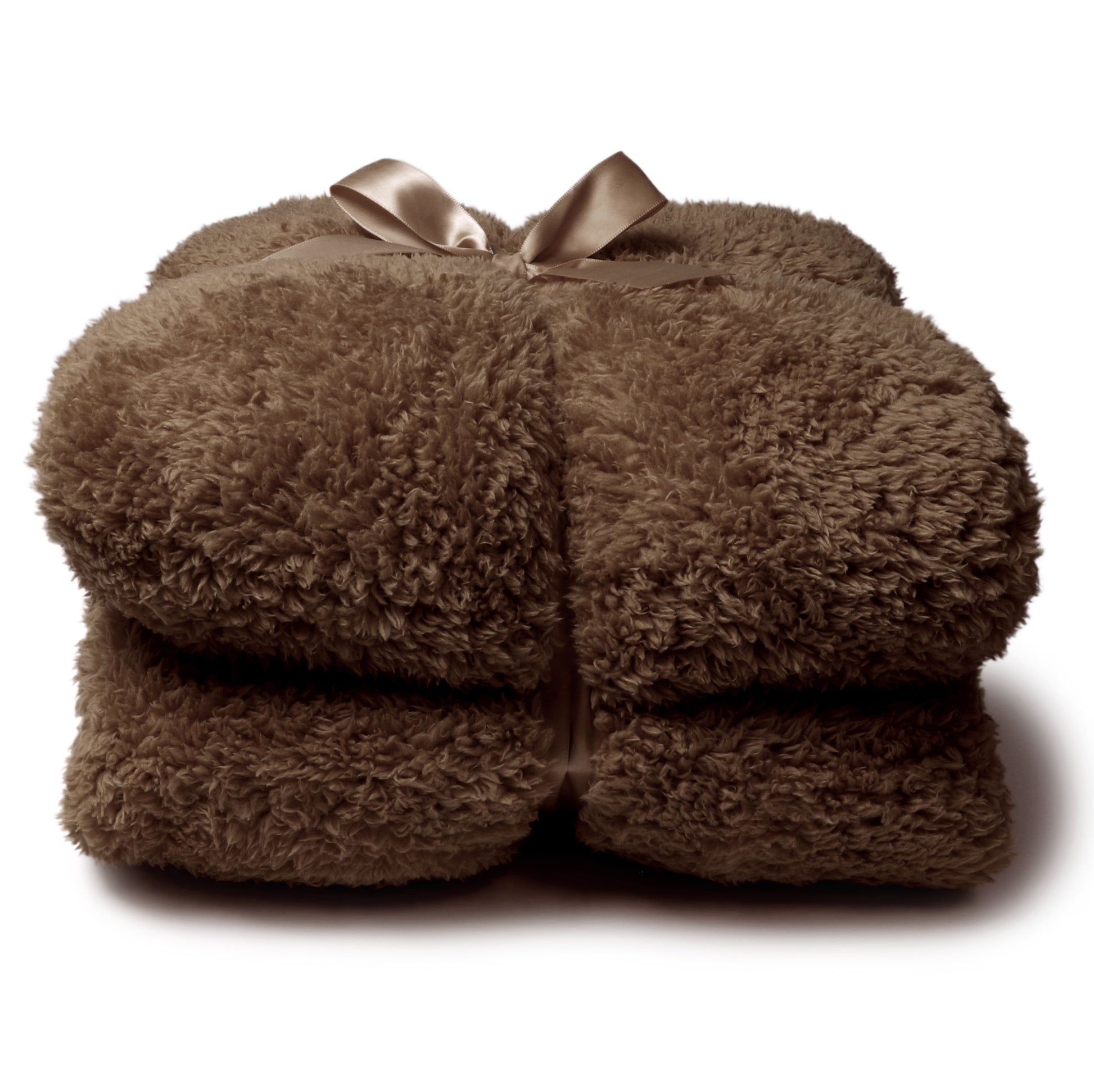 COPERTA PLAID TEDDY 150X200CM MARRONE COCCO