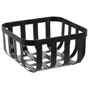 CESTINO PER LA FRUTTA METALLO NERO 19X19X9CM