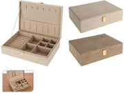 PORTA GIOIE BEIGE 28X19X7CM ASSORTITO