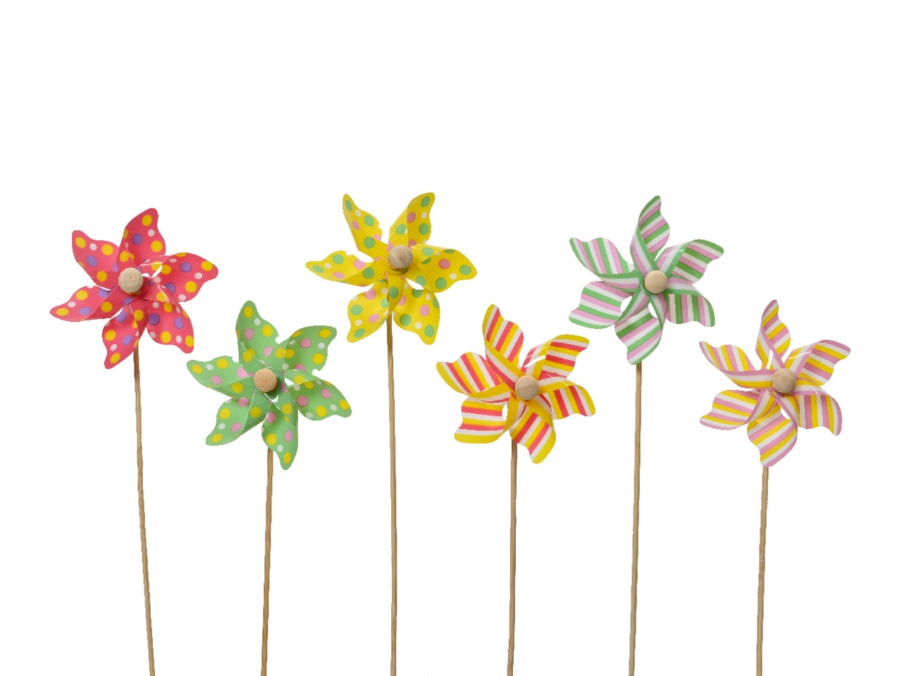 1 GIRANDOLA IN PVC 9X9CM X ALTEZZA 28CM IN 6 COLORE ASSORTITO