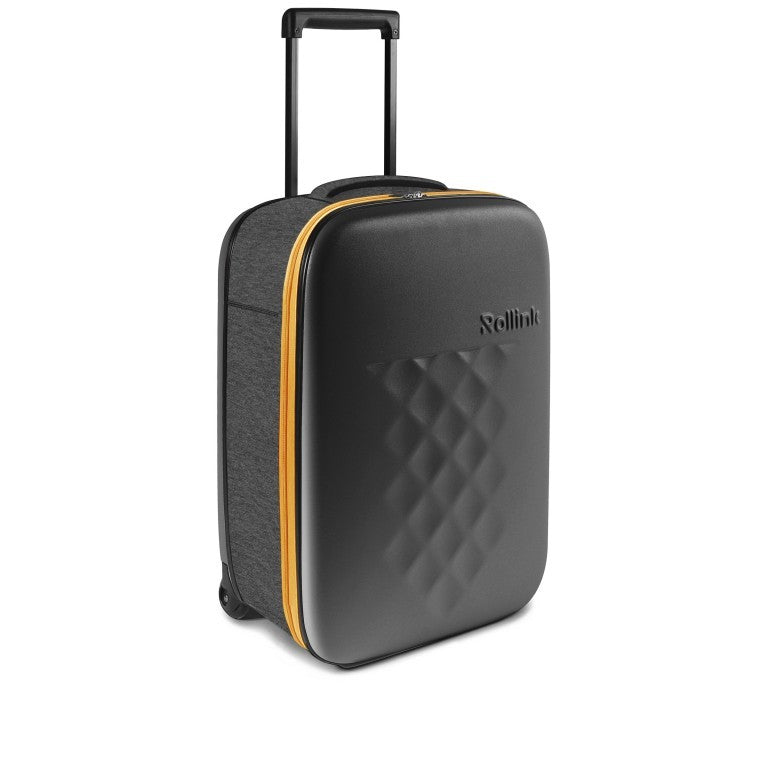 VALIGIA FLEX EARTH CARRY-ON TROLLEY RICHIUDIBILE 55X40X20CM ORANGE BLOOM