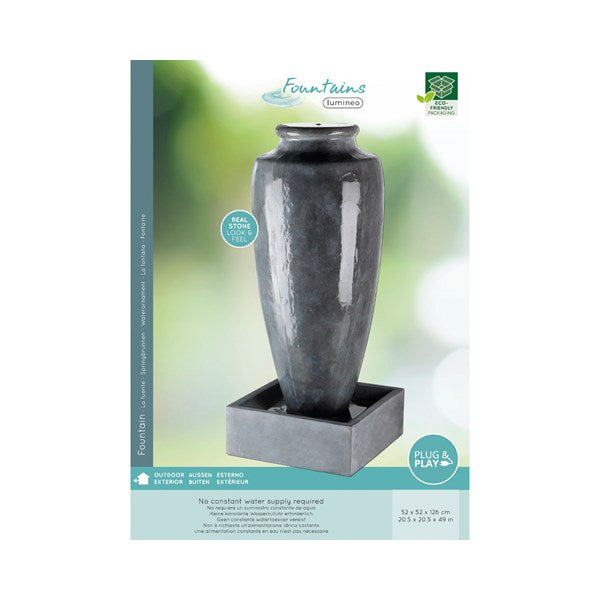 FONTANA VASO GRIGIO 52X126CM