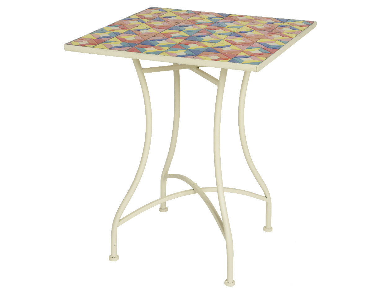 TAVOLO BILBAO PIEGHEVOLE COLOR CREMA 58X58X72CM
