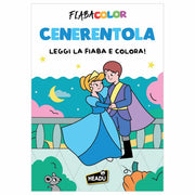 Libro da colorare fiaba Cenerentola HEADU