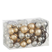 Ghirlanda Palline Mix 180 cm Crema