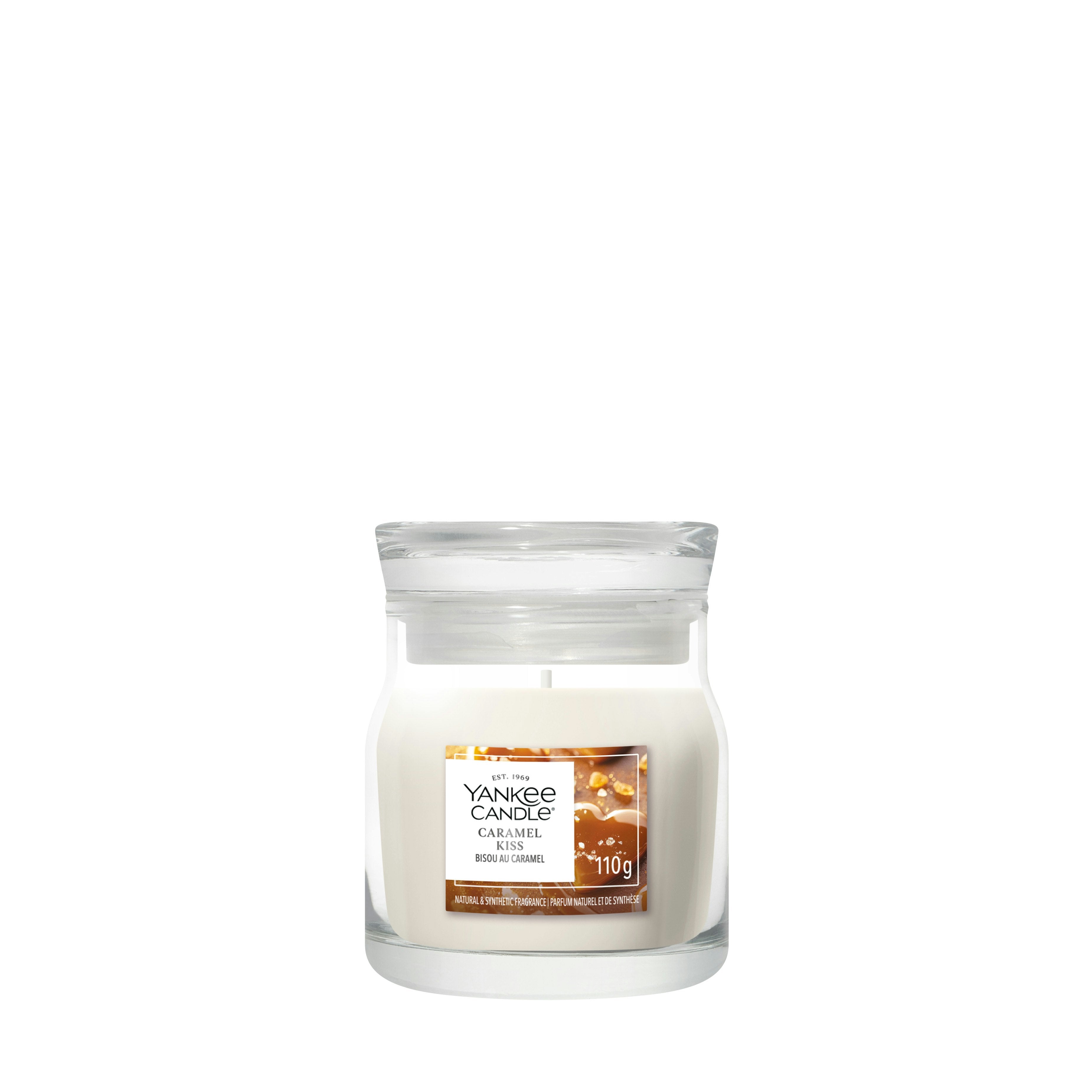 Candela Caramel Kiss Piccola Signature 110g Neutri Yankee Candle