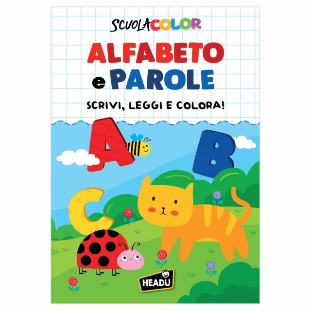Libro Attività Alfabeto e Parole 32 Pagine Headu