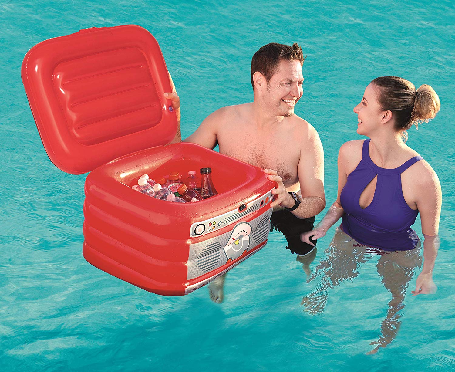 BORSA FRIGO GONFIABILE PARTY TURNATABLE 61X53CM