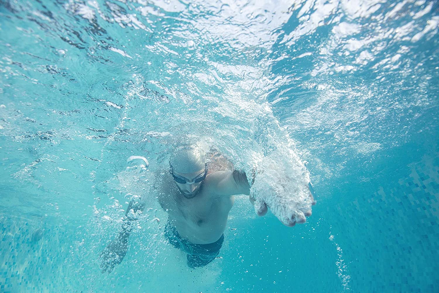 CORDA ELASTICA PER NUOTO E ALLENAMENTO IN PISCINA