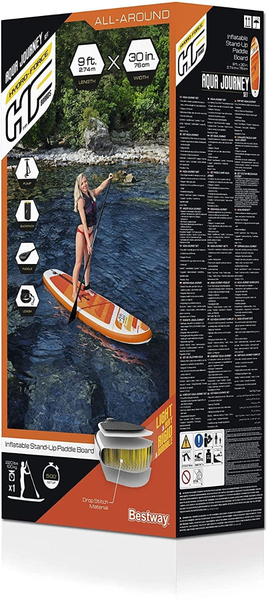 TAVOLA DA SUP GONFIABILE AQUA JOURNEY 274X76X12CM
