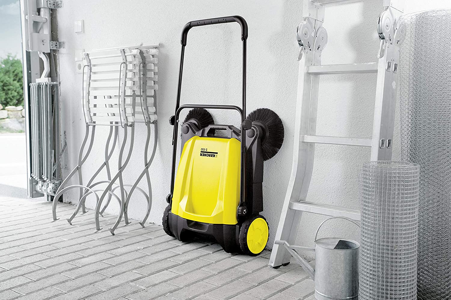 KÄRCHER S650 SPAZZATRICE 2 IN 1 CON DOPPIO SET DI SPAZZOLE