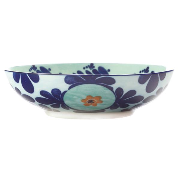 CIOTOLA IN MAIOLICA 20CM SKY BLUE