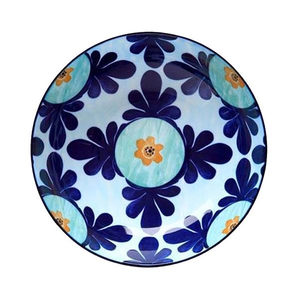 CIOTOLA IN MAIOLICA 20CM SKY BLUE