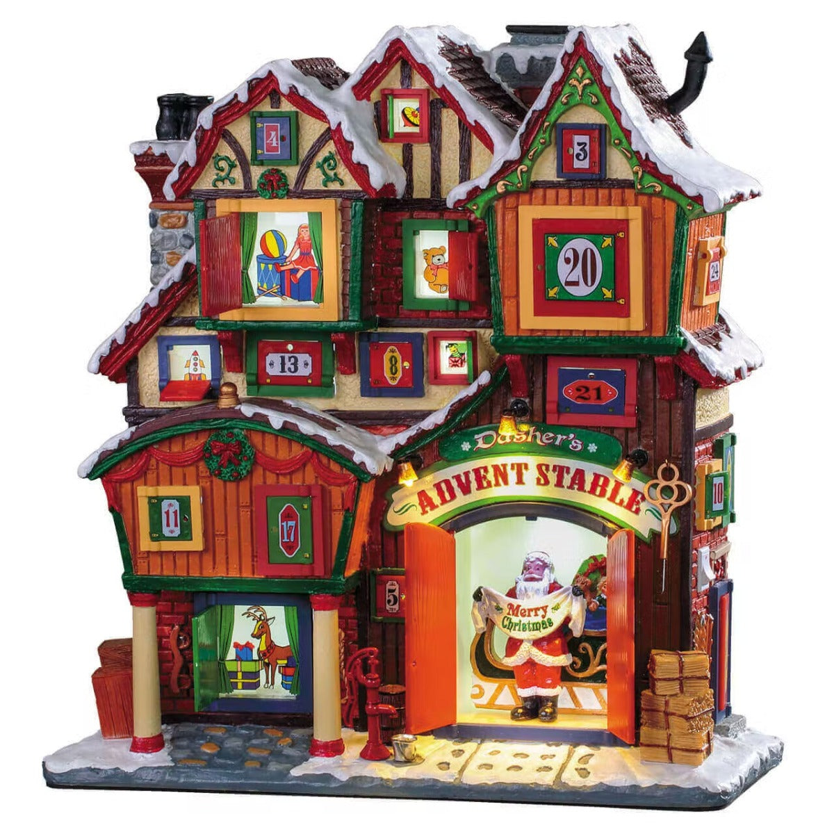 CALENDARIO DELL'AVVENTO - DASHER'S ADVENT STABLE