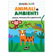 Albo Illustrato Animali e Ambienti 3-6 Anni 32 Pagine HEADU