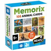 Gioco di Memoria 108 Tessere Animali Memorix HEADU