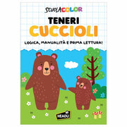 Album attività Scuolacolor Teneri Cuccioli HEADU