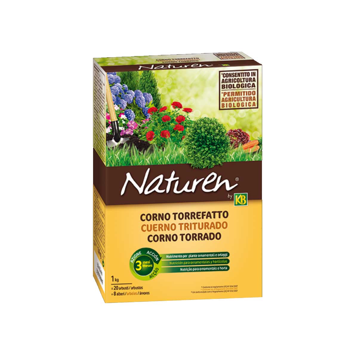CONCIME DI CORNO TORREFATTO NATUREN 1KG